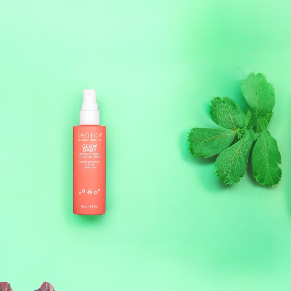 Empty Pacifica Glow Baby Radiant Face Spray in Coral